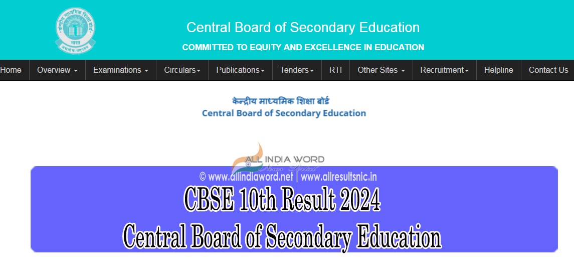 CBSE Results 2024 Class 10